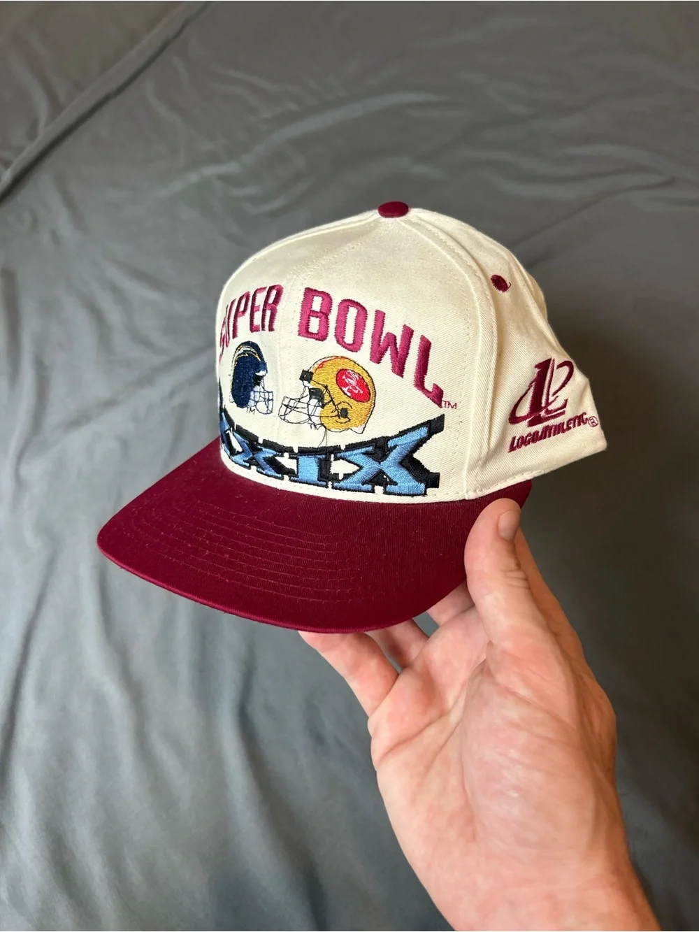 Vintage Logo Athletic / NFL / SF 49ers VS San Diego Chargers Super Bowl Snapback